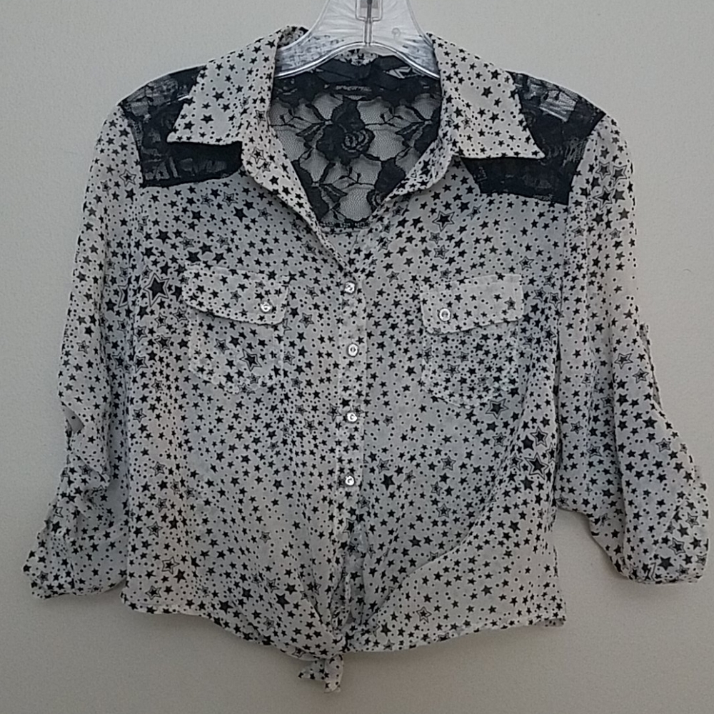 Sheer blouse